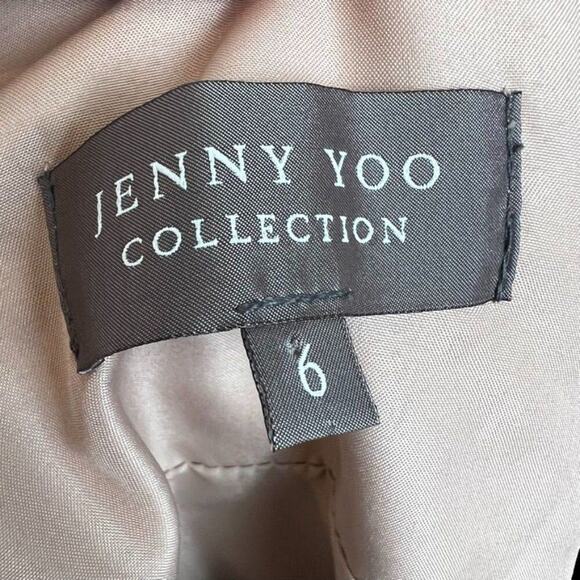 NWT Jenny Yoo Adelle Tulle Formal Dress in Whipped Apricot Size 6 - Picture 10 of 11